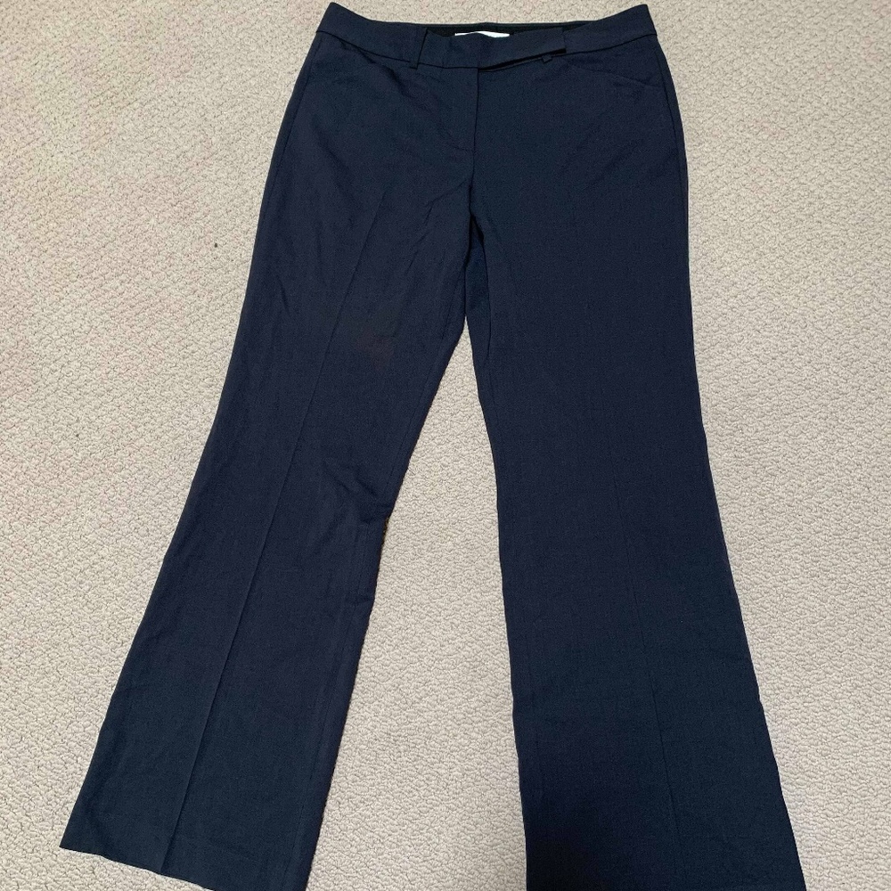 Charles Nolan Women's Black Wool Dress Pants SZ 10